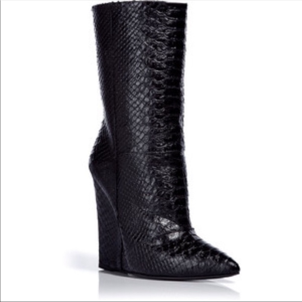 Authentic Giuseppe Zanotti Python Booties Size 36 - image 5